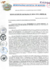 Vista preliminar de documento RESOLUCIрN DE ALDALD╓A N°0064-2011-MDMAL.pdf
