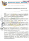 Vista preliminar de documento RESOLUCIрN DE ALDALD╓A N°0082-2011-MDMAL.pdf