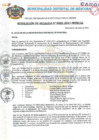 Vista preliminar de documento RESOLUCIрN DE ALDALD╓A N°0085-2011-MDMAL.pdf