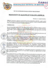 Vista preliminar de documento RESOLUCIрN DE ALDALD╓A N°0104-2011-MDMAL.pdf