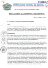 Vista preliminar de documento RESOLUCIрN DE ALDALD╓A N°0112-2011-MDMAL.pdf