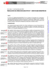 Vista preliminar de documento Resolución Directoral Ejecutiva