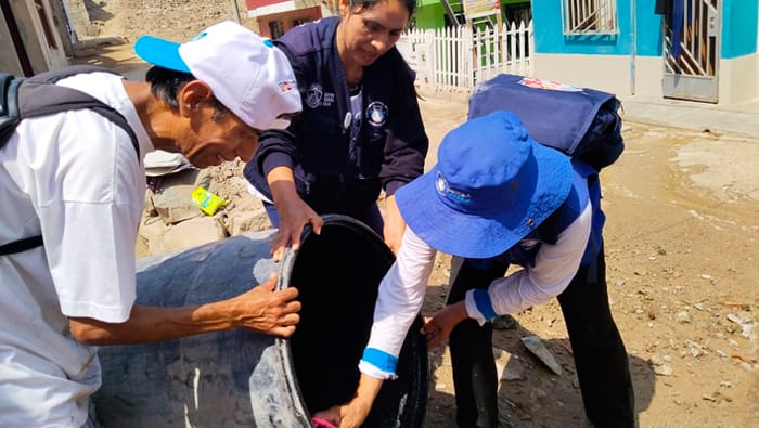 Limpieza de bidones