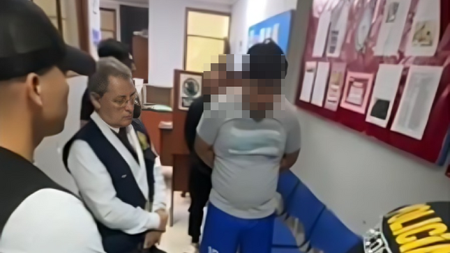Fiscalía dirige operativo que permitió detención de dos policías de la Comisaría de Jicamarca denunciados por presunto pedido de coima