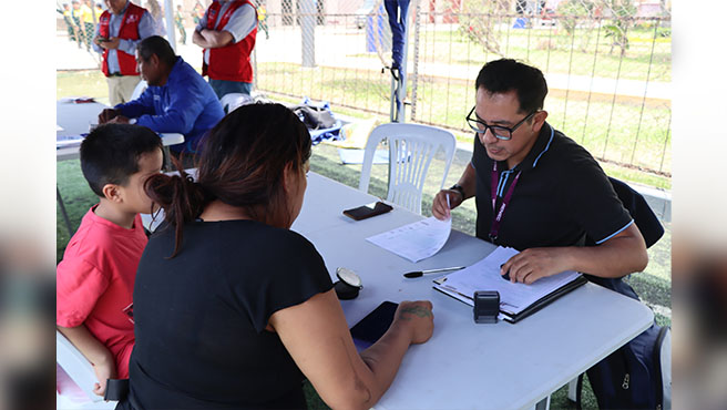 Instituciones del Estado atendieron a niños y adultos durante la Feria informativa y de servicios ¡Esto es Callao! organizada por la Corte Superior del Callao