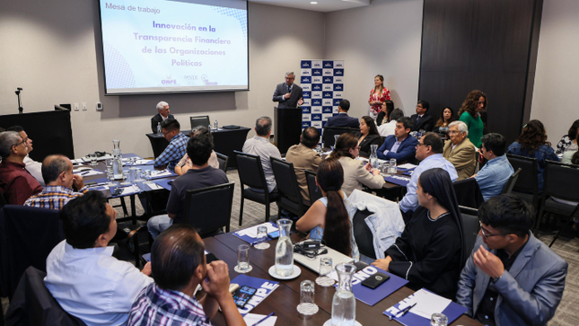 ONPE mejorará sistema de rendición de cuentas para las organizaciones políticas

