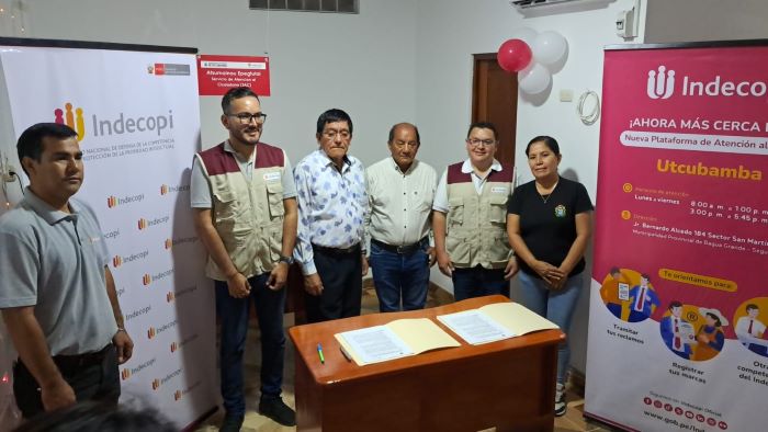 Indecopi y Municipalidad de Utcubamba inauguran Plataforma de Atención al Usuario