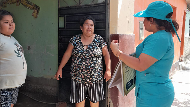 Red de Salud Ferreñafe fomenta actividades de prevención en la lucha contra el dengue.