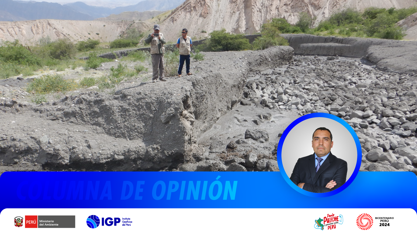 IGP frente al peligro de lahares FOTO