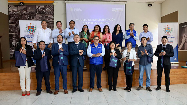 GRE La Libertad intercambia experiencias con la DRE Ancash a través de Pasantía Institucional.