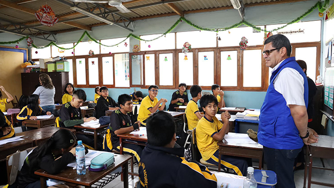 Más de 70 mil estudiantes participan de la aplicación de la Evaluación Censal Regional de Salida en La Libertad.