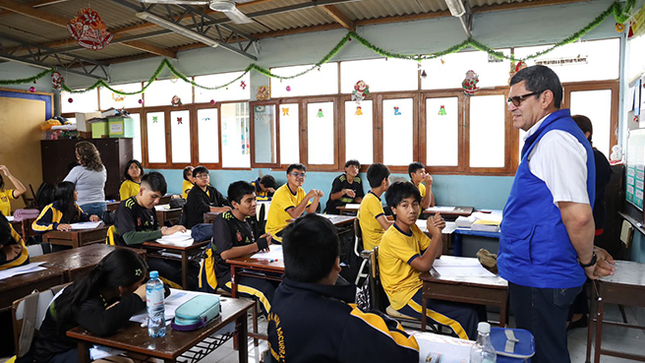 Más de 70 mil estudiantes participan de la aplicación de la Evaluación Censal Regional de Salida en La Libertad.