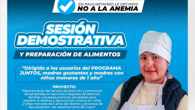 Archivo Pdf de la Sesión Demostrativa y Preparación de Alimentos Saludables.