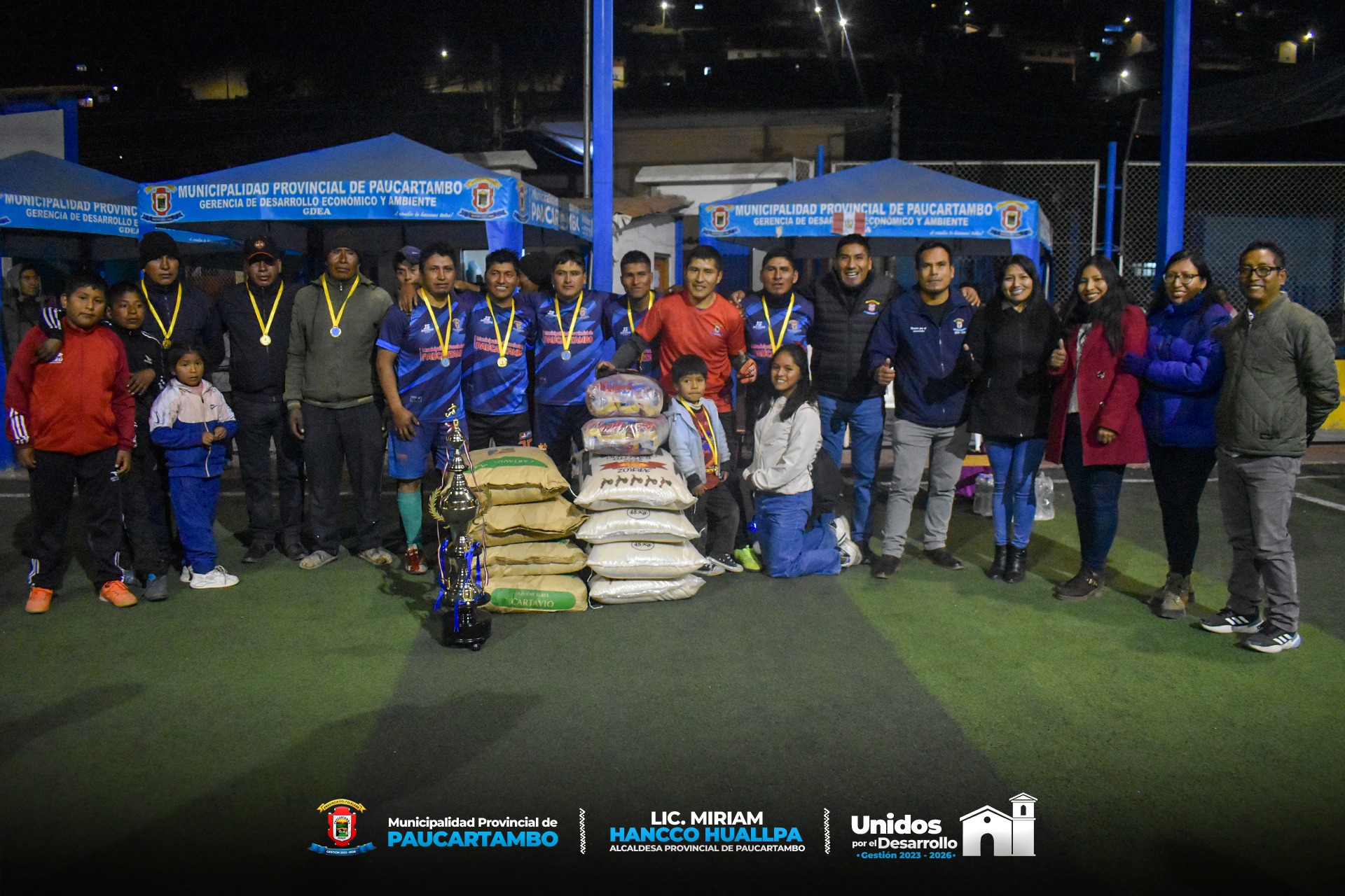Archivo pdf de la Clausura y Premiación del Campeonato de Varones Inter Barrios “Unidos Por El Deporte Paucartambo 2024”