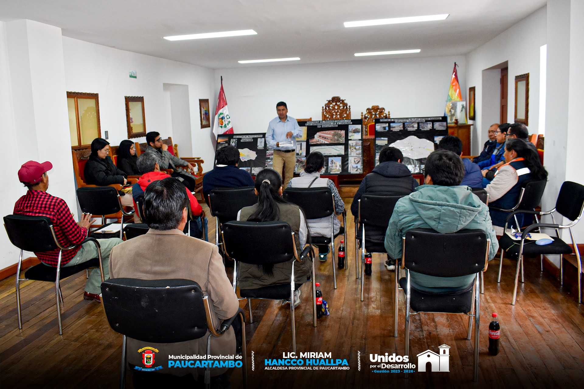 Archivo imagen de la Primera Reunión de Socialización de la Municipalidad Provincial de Paucartambo con Representantes del Plan Copesco Nacional