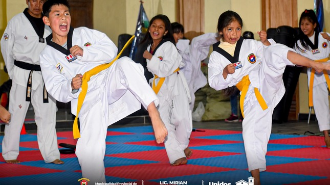 Archivo imagen de Apertura de la Academia Municipal de Taekwondo Paucartambo 2024