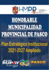 Vista preliminar de documento Plan Estratégico Institucional 2021-2027