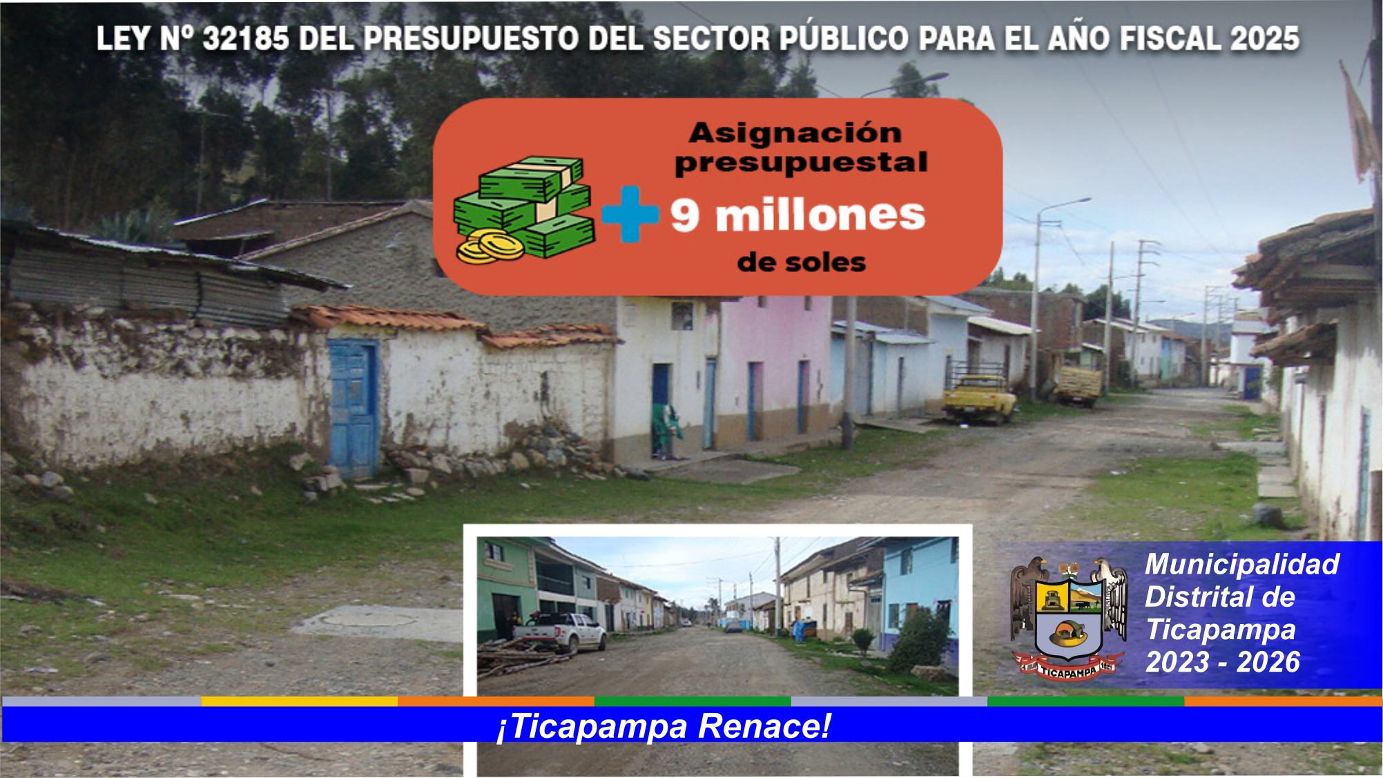Pistas y Veredas Barrios de Primavera y Virgen del Pilar 9 Millones