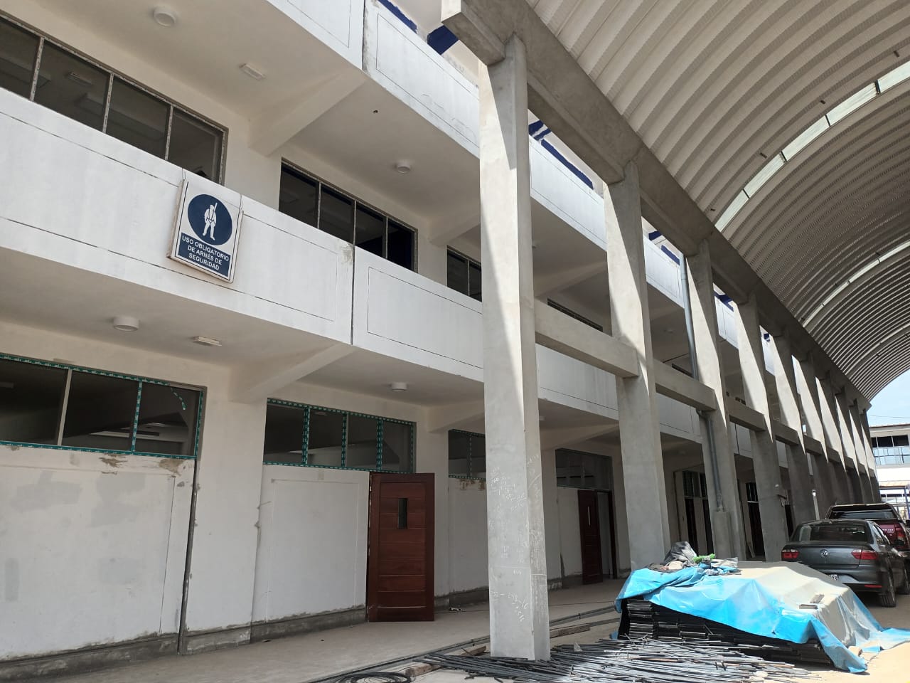 Nuevo colegio José Olaya de Nueva Esperanza que beneficiará a más de mil 700 alumnos, con 88% de avance
