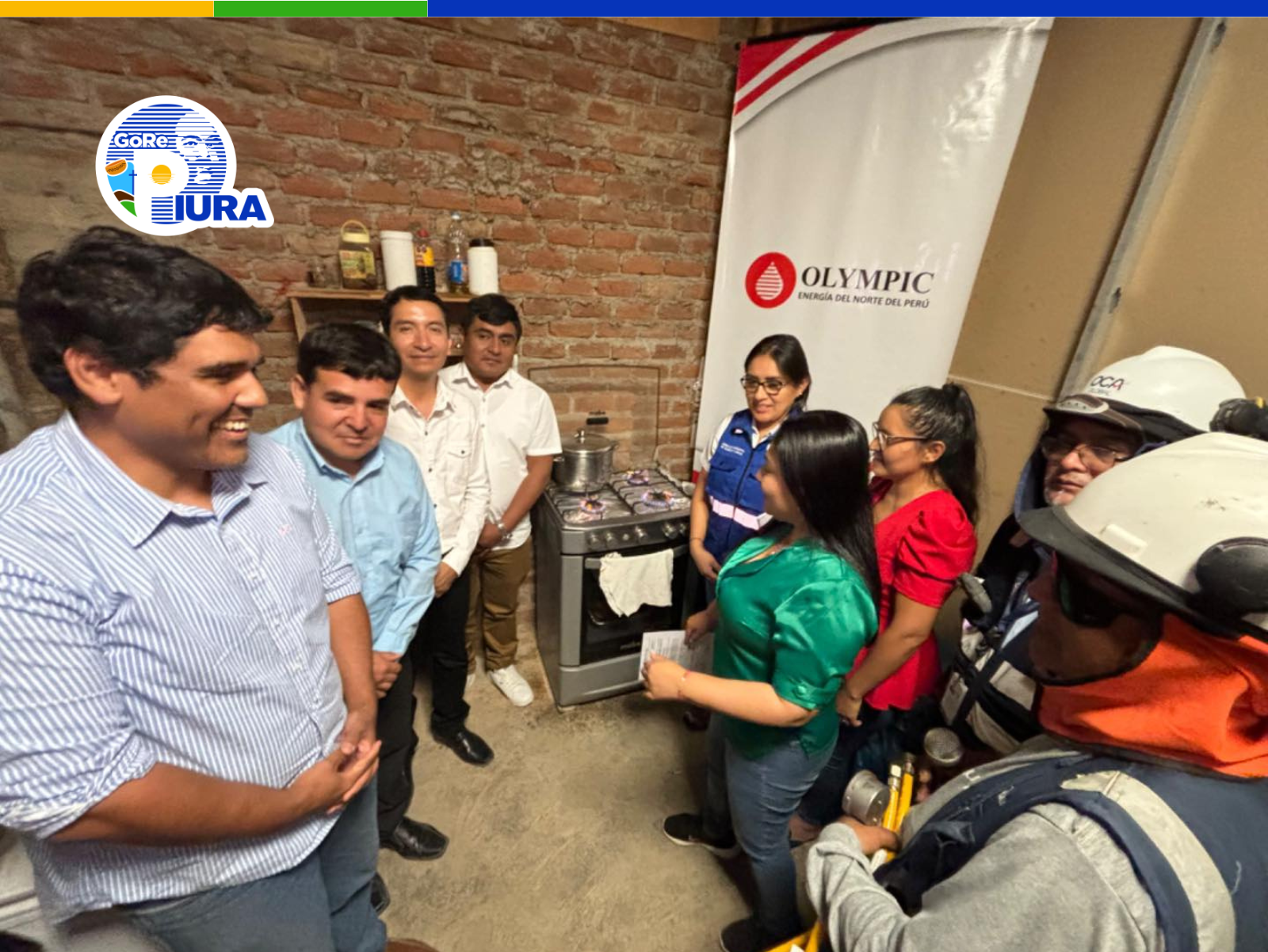 PRIMERA CONEXION DE GAS NATURAL A DOMICILIO
