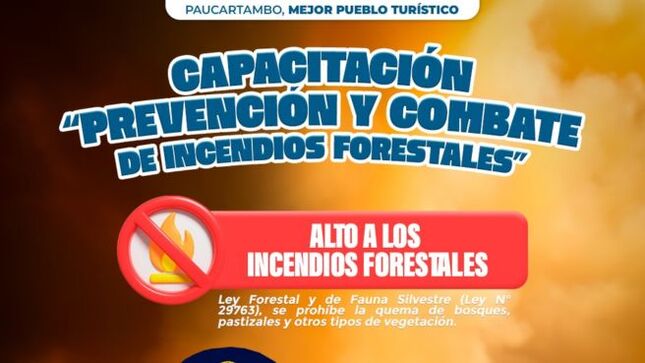 Archivo imagen de Capacitación en Prevención y Combate de Incendios Forestales