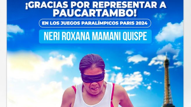 Archivo Imagen de la Excelente Participación de la Paucartambina Nery Roxana Mamani Quispe en los Juegos Paralímpicos Paris 2024