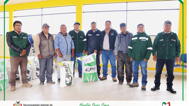 personas que participaron en el recojo de la semilla 
