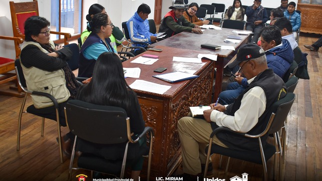 Archivo Imagen de la Reunión Trimestral del Concejo Provincial de Seguridad Ciudadana-Coprosec de Paucartambo
