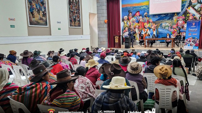 Archivo imagen de Charla Informativa sobre Derechos y Deberes de las personas con Discapacidad en la Provincia de Paucartambo