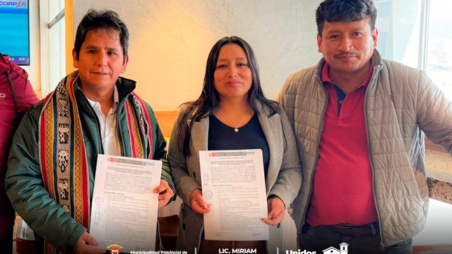 Archivo Imagen de la Alcaldesa de la MPP Firmó Convenio de Cooperación Institucional con el Proyecto Sierra Centro Sur