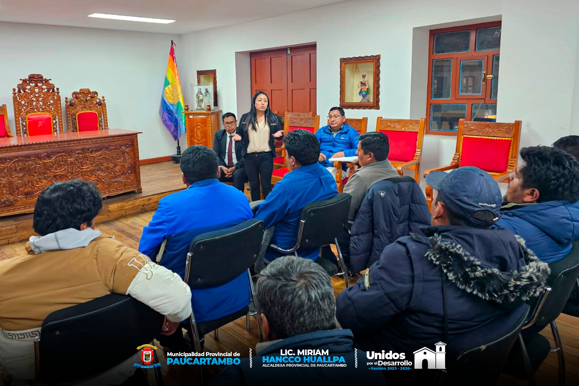 Archivo Imagen de la Municipalidad Provincial de Paucartambo y Municipalidad Distrital de Huancarani Realizan Mesa Técnica Sobre el Asfaltado de la Vía Entre Huancarani y Ccatcca