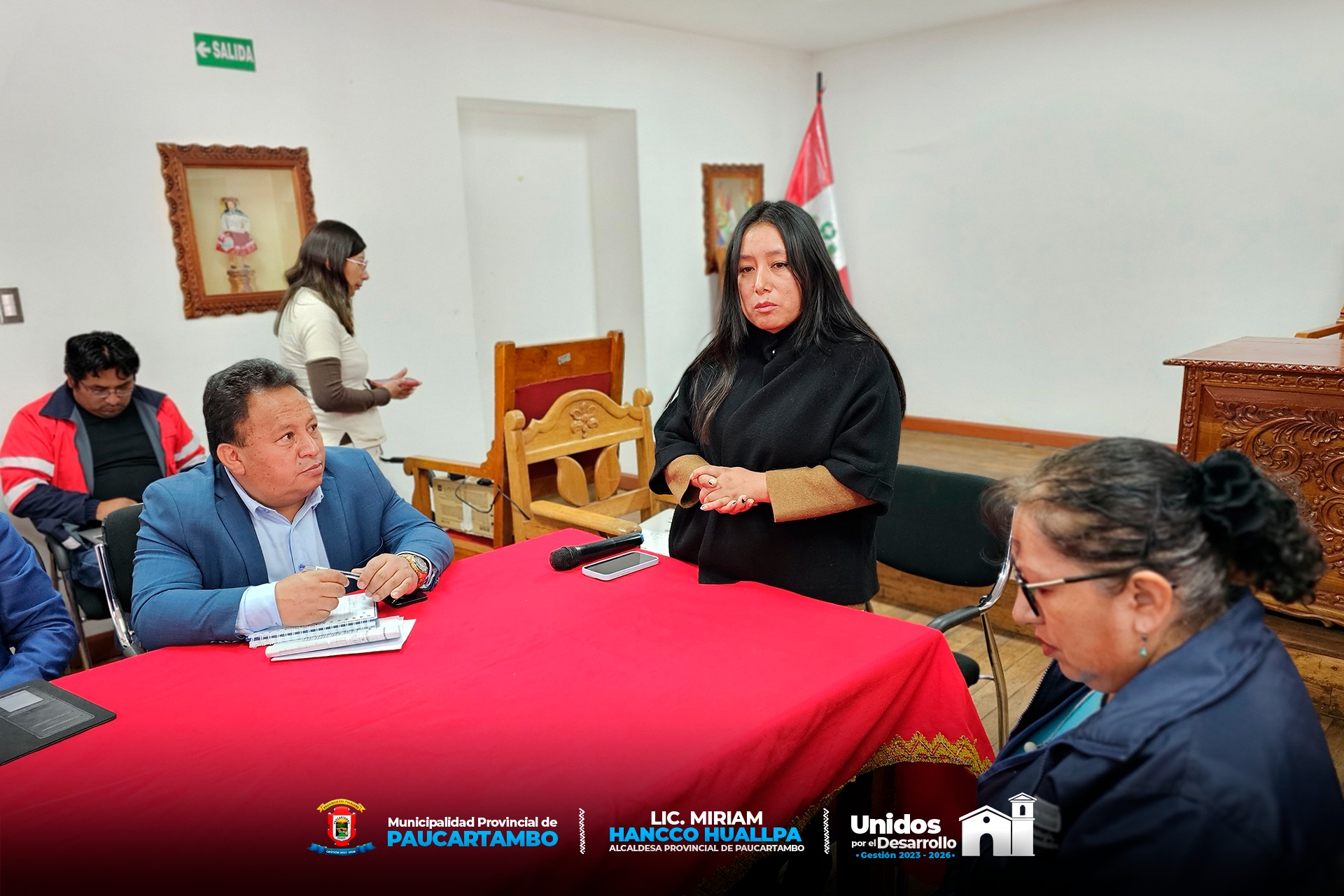 Archivo Imagen de la Primera Mesa Técnica del Concejo Provincial de Salud de Paucartambo