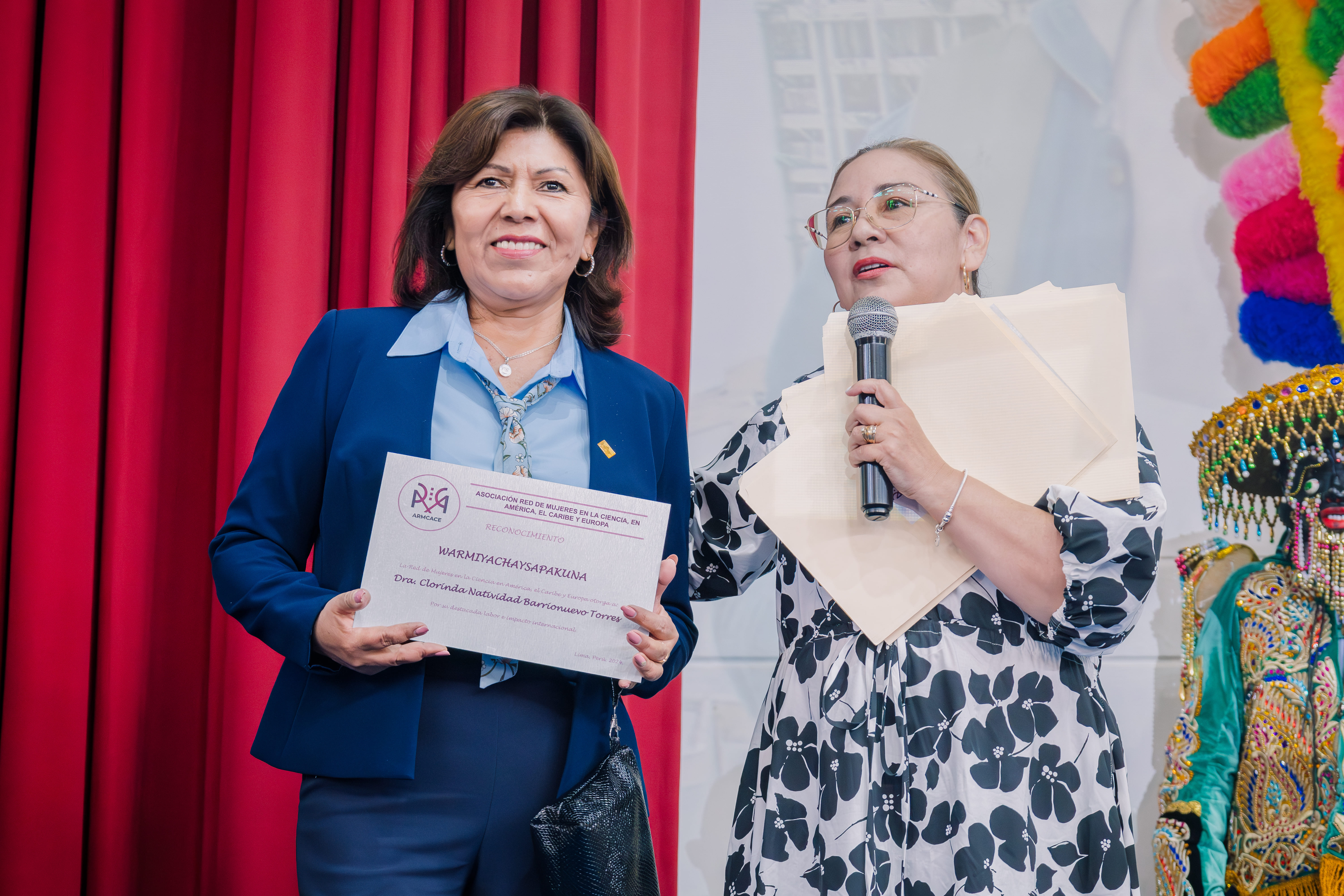 Reconocimiento a la Dra. Clorinda Barrionuevo Torres