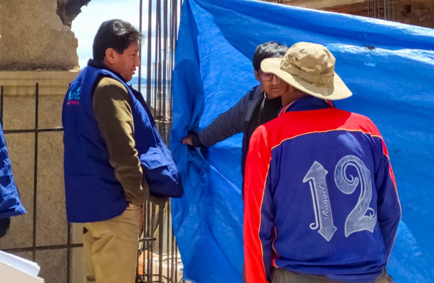 Municipalidad de Puno ordena paralización de obra por falta de licencia de construcción