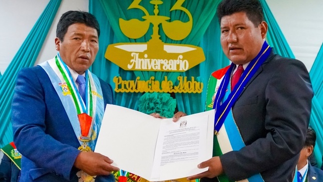 Municipalidad Provincial de Puno saluda el 33° aniversario de creación política de la provincia de Moho