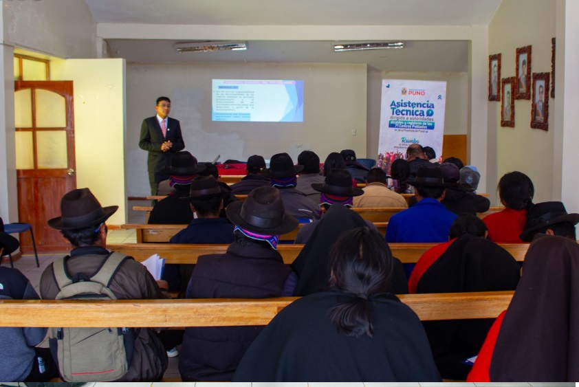 Municipalidad Provincial de Puno capacita a autoridades de centros poblados en el distrito de Mañazo