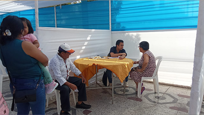 Hospital Provincial de Ferreñafe desarrolló jornada integral de salud logrando beneficiar a 721 personas de la comunidad.
