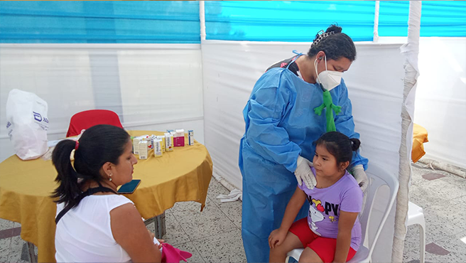 Hospital Provincial de Ferreñafe desarrolló jornada integral de salud logrando beneficiar a 721 personas de la comunidad.