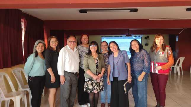 directora y equipo de plan de transformación
