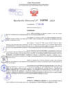 Vista preliminar de documento Resolución Directoral N° 2705 - 2024