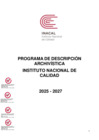 Vista preliminar de documento Programa de Descripción Archivistica PDA 2025  - RPE D00020-2024-INACAL/PE