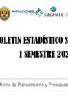 Vista preliminar de documento Boletín Estadístico Sectorial al Primer Semestre Año 2023