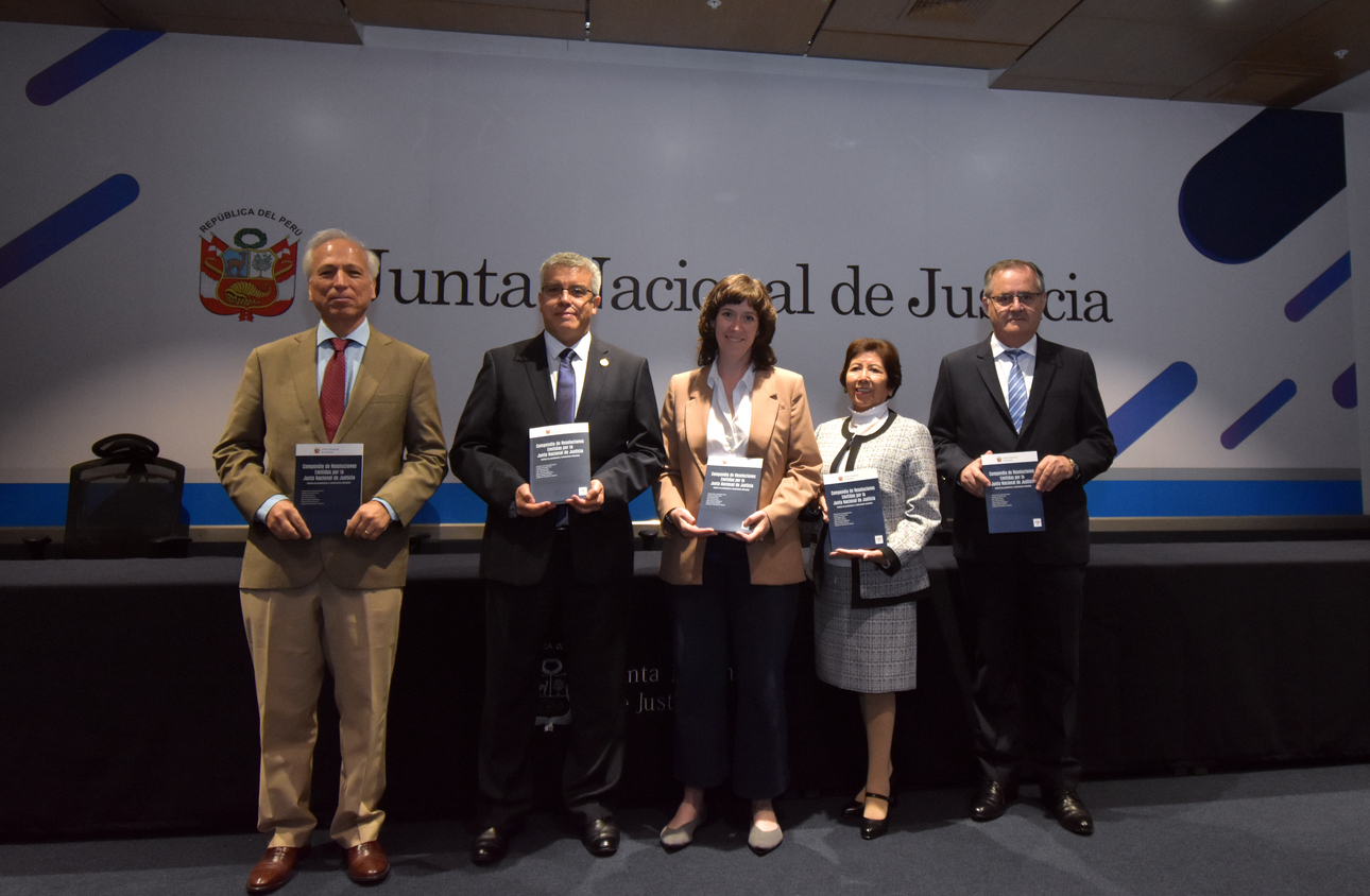 Publican por transparencia Compendio de Resoluciones Emitidas por la Junta Nacional de Justicia