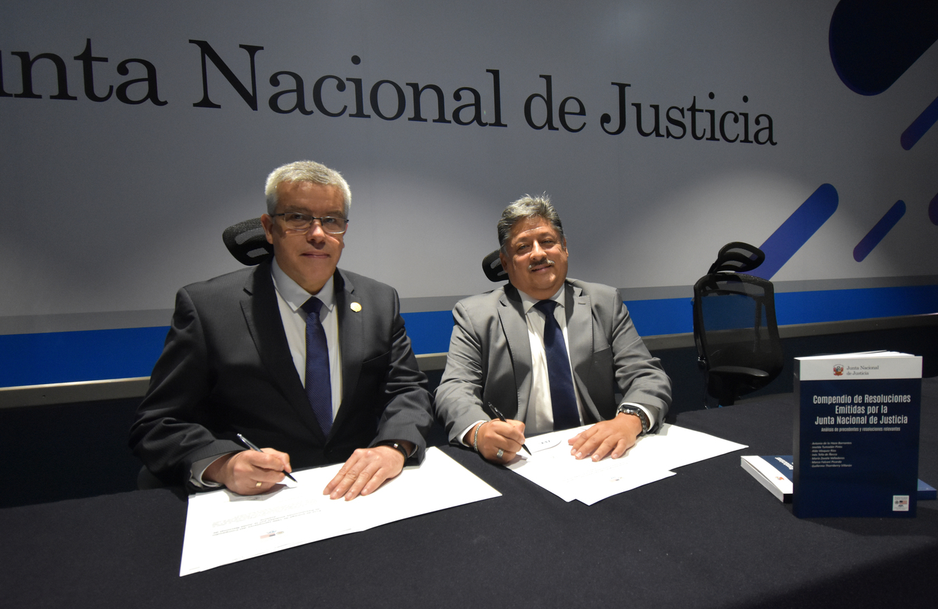 Publican por transparencia Compendio de Resoluciones Emitidas por la Junta Nacional de Justicia