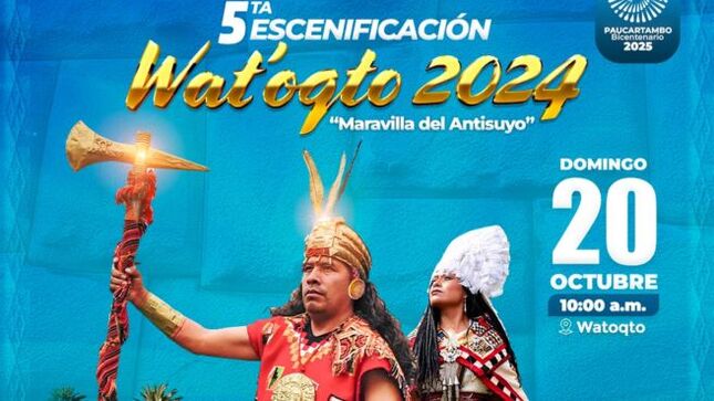 Archivo imagen de Escenificación Watoqto 2024