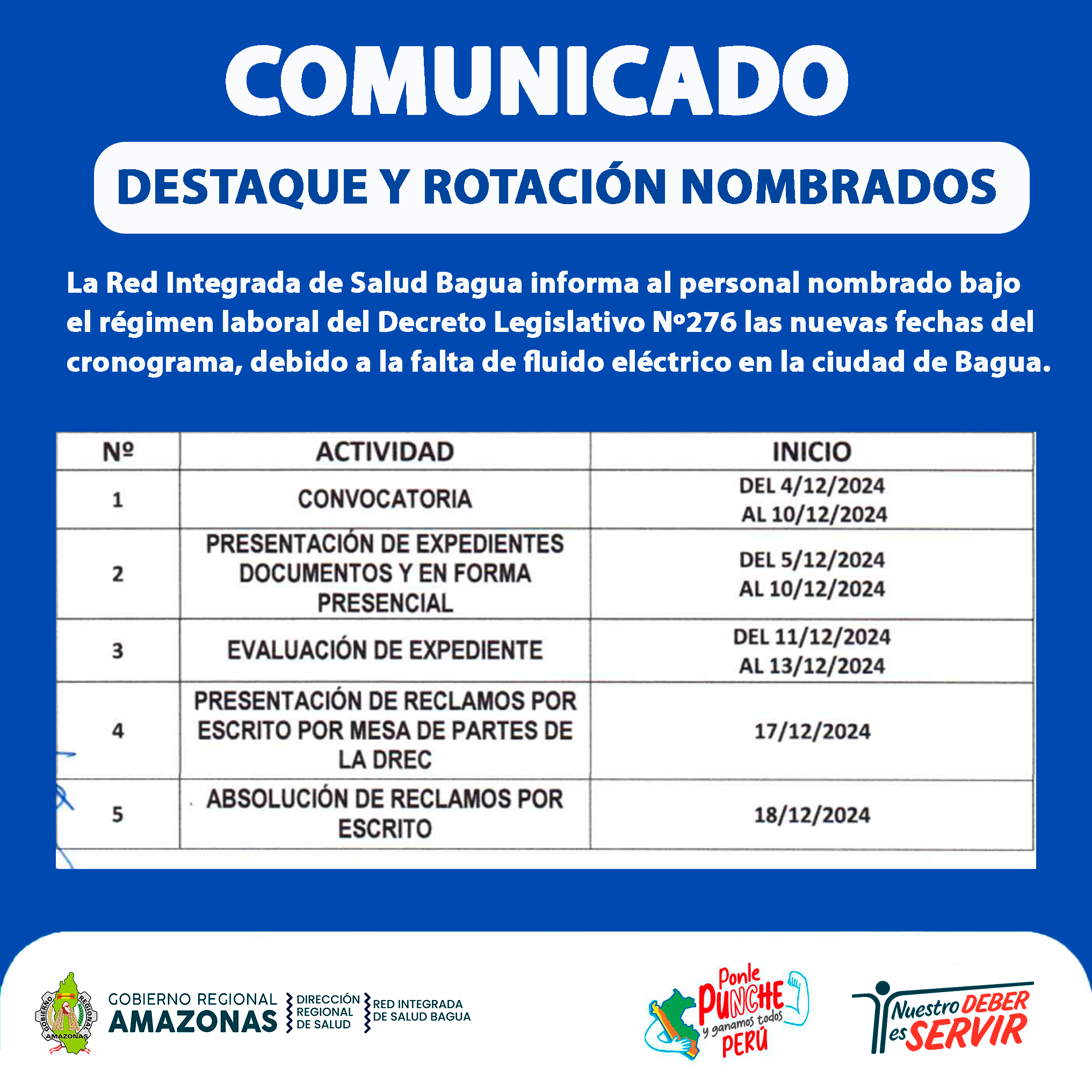 comunicado