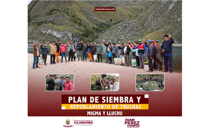 Plan de siembra y repoblamiento de truchas en Migma y Lluchu