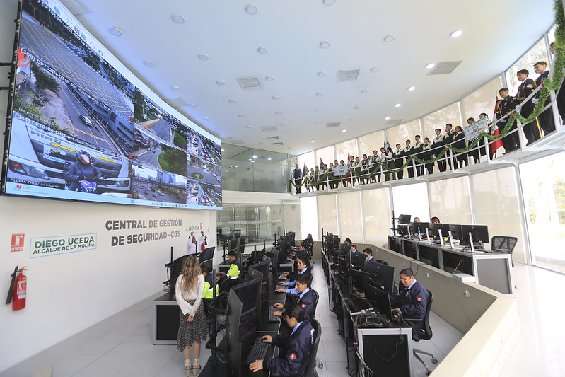 Estudiantes molinenses fortalecen su cultura de seguridad ciudadana en la Central de Gestión de Seguridad