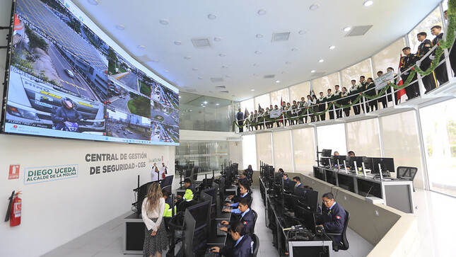Estudiantes molinenses fortalecen su cultura de seguridad ciudadana en la Central de Gestión de Seguridad