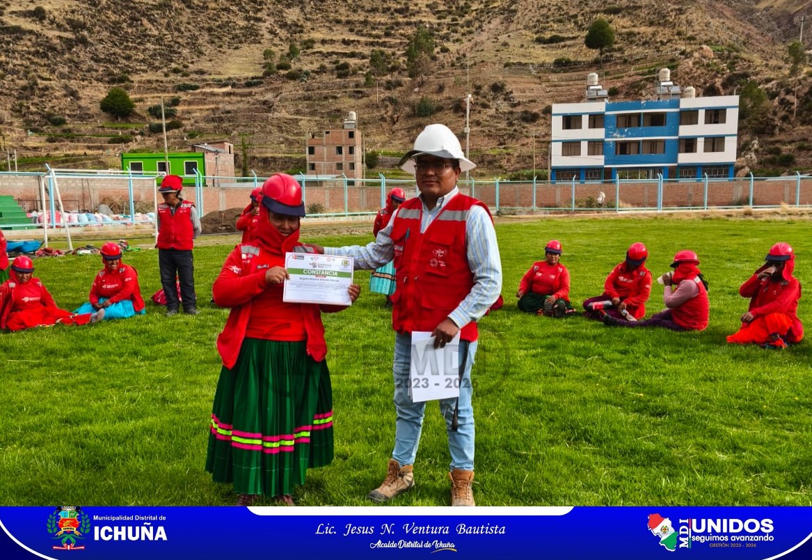 Municipalidad Distrital de Ichuña concluyo trabajos de Acceso al Mirador Ecoturistico TIKATIKAYOQ
